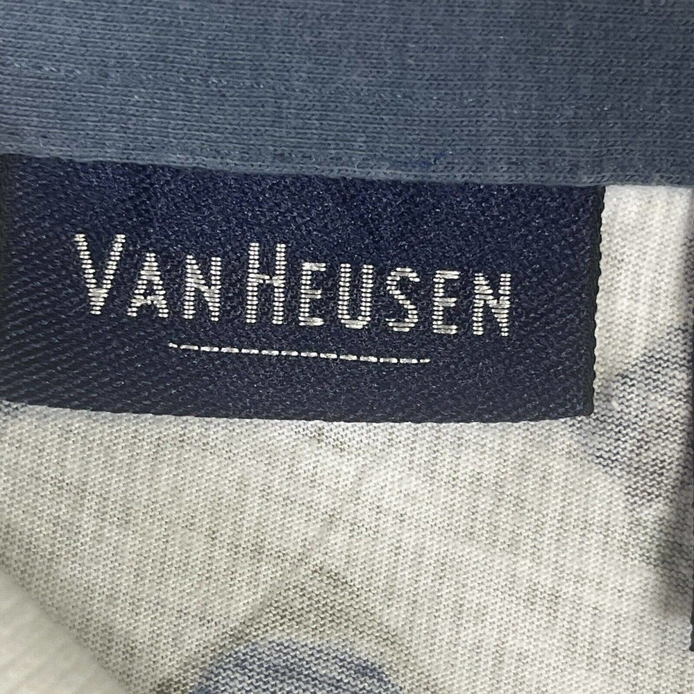 Van Heusen‎ Mens L Polo Golf Shirt Multicolor Golf Print - Picture 6 of 9